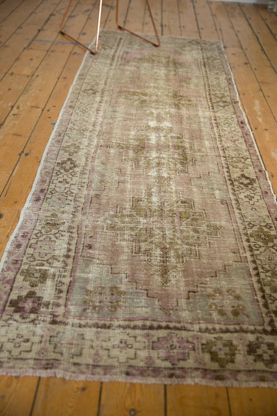 3x9 Vintage Distressed Oushak Rug Runner // ONH Item 7579 Image 3