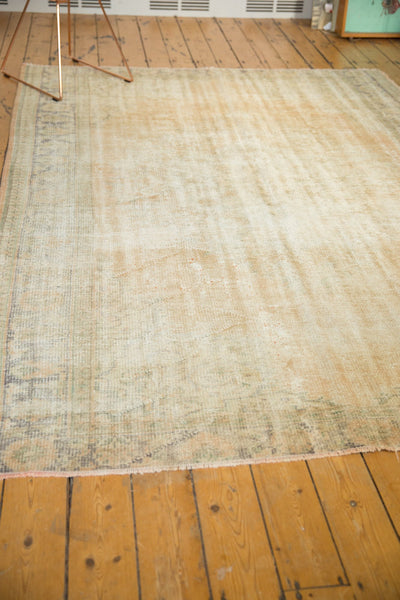 7x9.5 Vintage Distressed Oushak Carpet // ONH Item 7580 Image 3