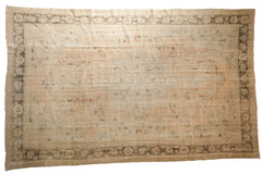 8x12.5 Vintage Distressed Oushak Carpet // ONH Item 7581