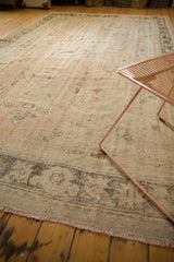 8x12.5 Vintage Distressed Oushak Carpet // ONH Item 7581 Image 4