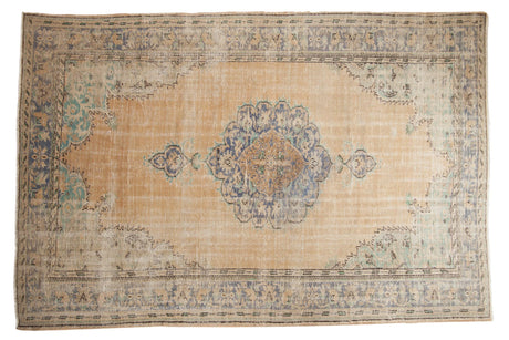 7x10.5 Vintage Distressed Oushak Carpet // ONH Item 7612