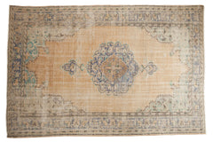 7x10.5 Vintage Distressed Oushak Carpet // ONH Item 7612