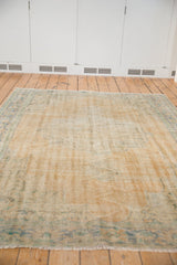 6.5x9 Vintage Distressed Oushak Carpet // ONH Item 7615 Image 4