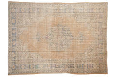 7x9.5 Vintage Distressed Oushak Carpet // ONH Item 7616