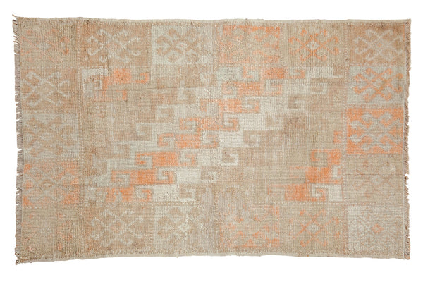 3.5x5.5 Vintage Distressed Oushak Rug // ONH Item 7619