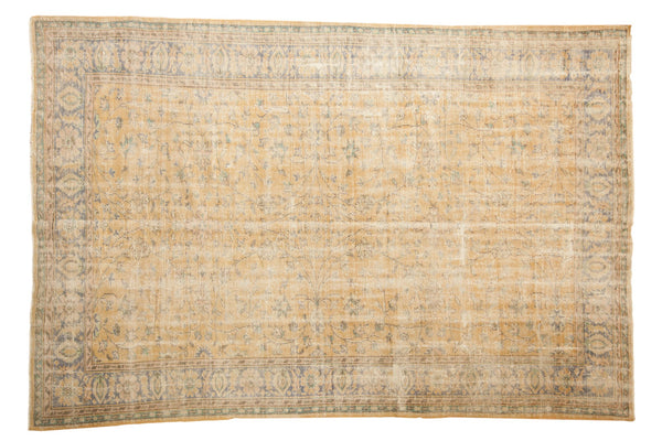 7x10.5 Vintage Distressed Oushak Carpet // ONH Item 7622