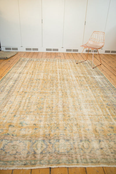 7x10.5 Vintage Distressed Oushak Carpet // ONH Item 7622 Image 5