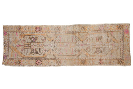 2.5x8 Vintage Distressed Oushak Rug Runner // ONH Item 7625
