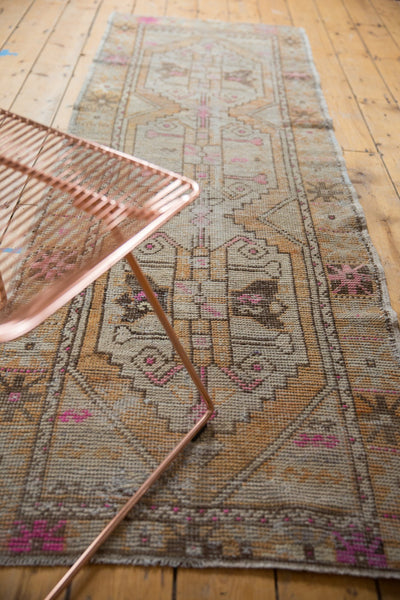 2.5x8 Vintage Distressed Oushak Rug Runner // ONH Item 7625 Image 4