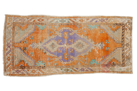 2.5x5.5 Vintage Distressed Oushak Rug Runner // ONH Item 7626