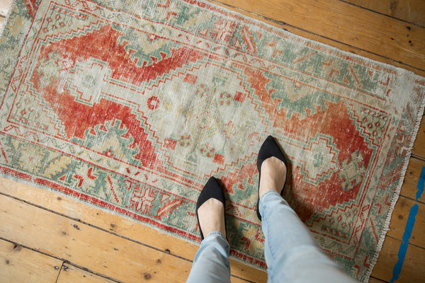 2.5x4.5 Vintage Distressed Oushak Rug // ONH Item 7628 Image 1