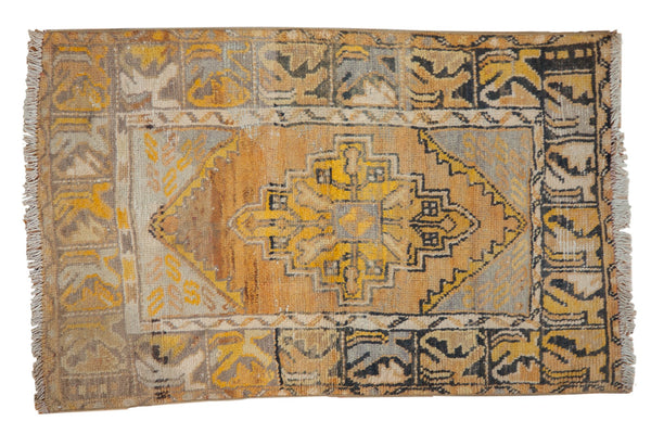 2.5x4 Vintage Distressed Oushak Rug // ONH Item 7630