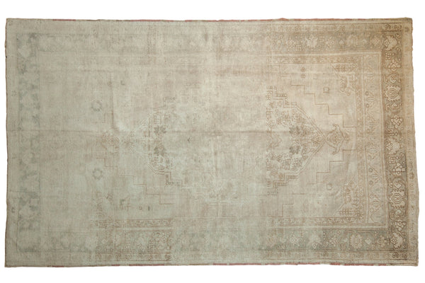 Vintage Distressed Oushak Carpet / ONH item 7634