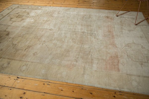 Vintage Distressed Oushak Carpet / ONH item 7635 Image 6