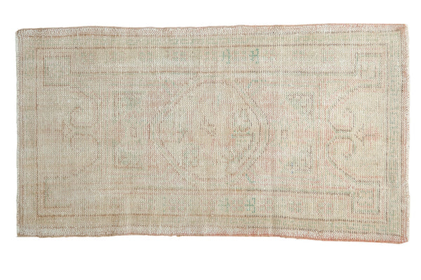 2.5x4.5 Vintage Distressed Oushak Rug // ONH Item 7639