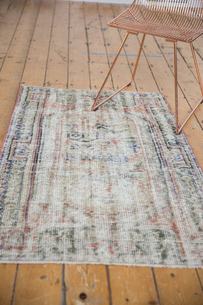 3x4.5 Vintage Distressed Oushak Rug // ONH Item 7645 Image 3
