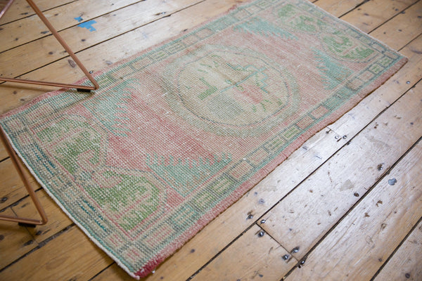 2x4.5 Vintage Distressed Oushak Rug Runner // ONH Item 7646 Image 2