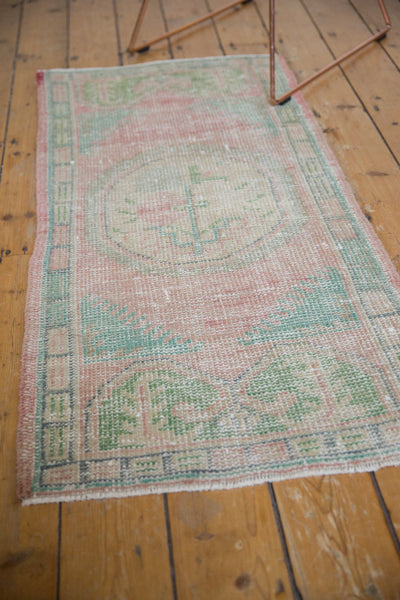 2x4.5 Vintage Distressed Oushak Rug Runner // ONH Item 7646 Image 4