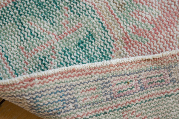 2x4.5 Vintage Distressed Oushak Rug Runner // ONH Item 7647 Image 6