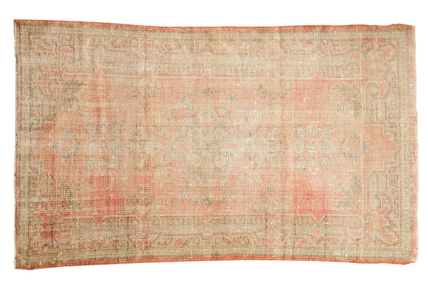 3.5x5.5 Vintage Distressed Oushak Rug // ONH Item 7650