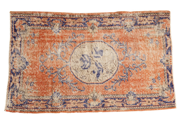3x5 Vintage Distressed Oushak Rug // ONH Item 7651