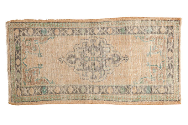 2.5x4.5 Vintage Distressed Oushak Rug // ONH Item 7655