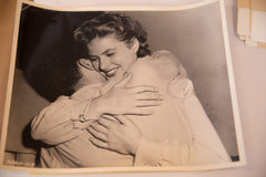 Ingrid Bergman and Gregory Peck Vintage 1945 Candid Photograph // ONH Item 7702 Image 1