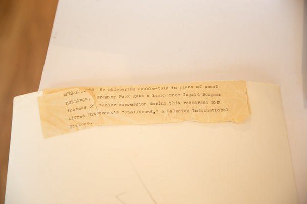 Ingrid Bergman and Gregory Peck Vintage 1945 Candid Photograph // ONH Item 7702 Image 2