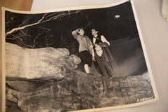 Ingrid Bergman and Gregory Peck Vintage 1945 Candid Photograph // ONH Item 7703 Image 1
