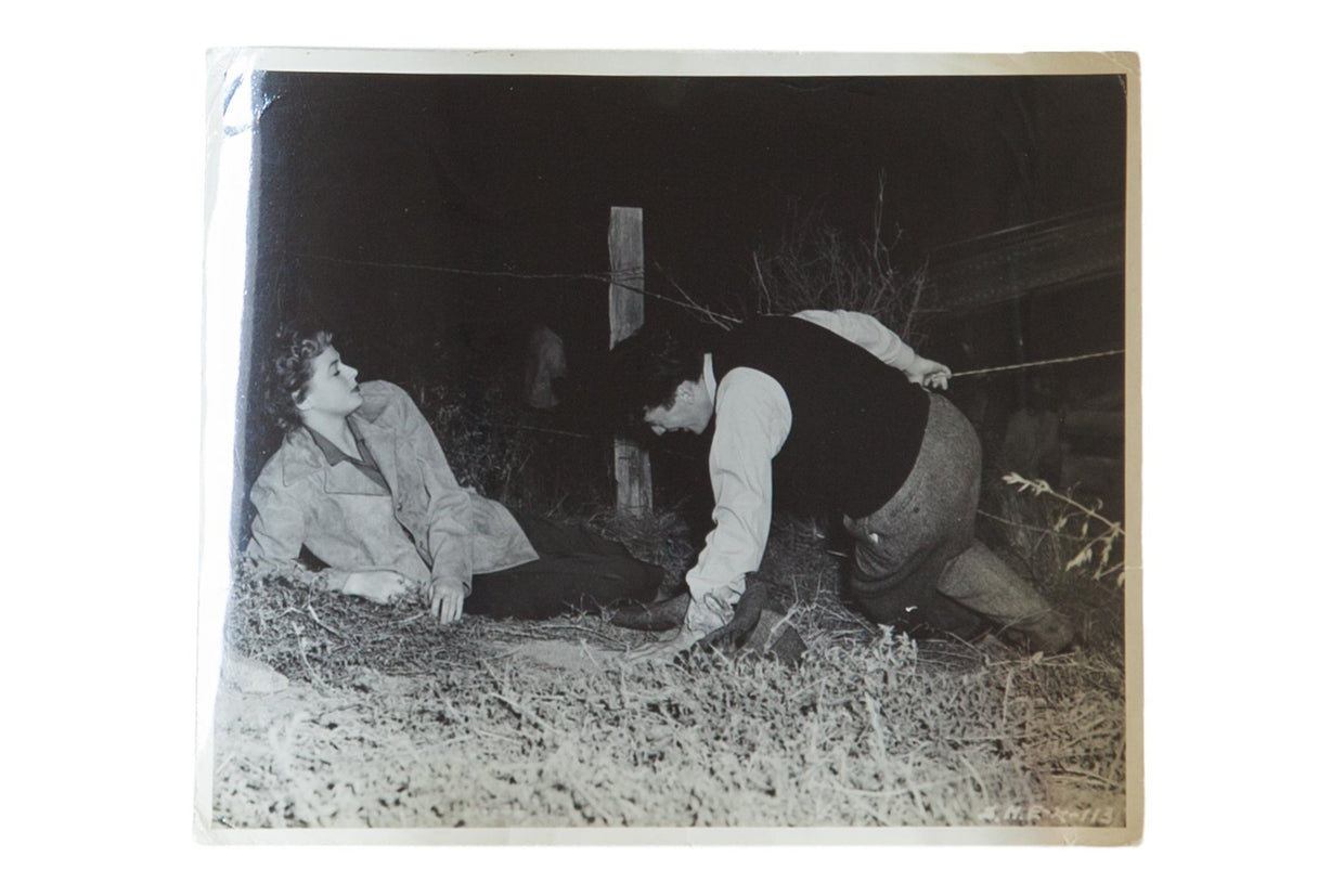 Ingrid Bergman and Gregory Peck Vintage 1945 Candid Photograph // ONH Item 7704