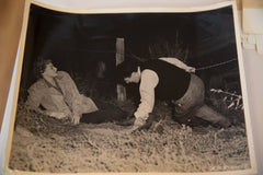 Ingrid Bergman and Gregory Peck Vintage 1945 Candid Photograph // ONH Item 7704 Image 1
