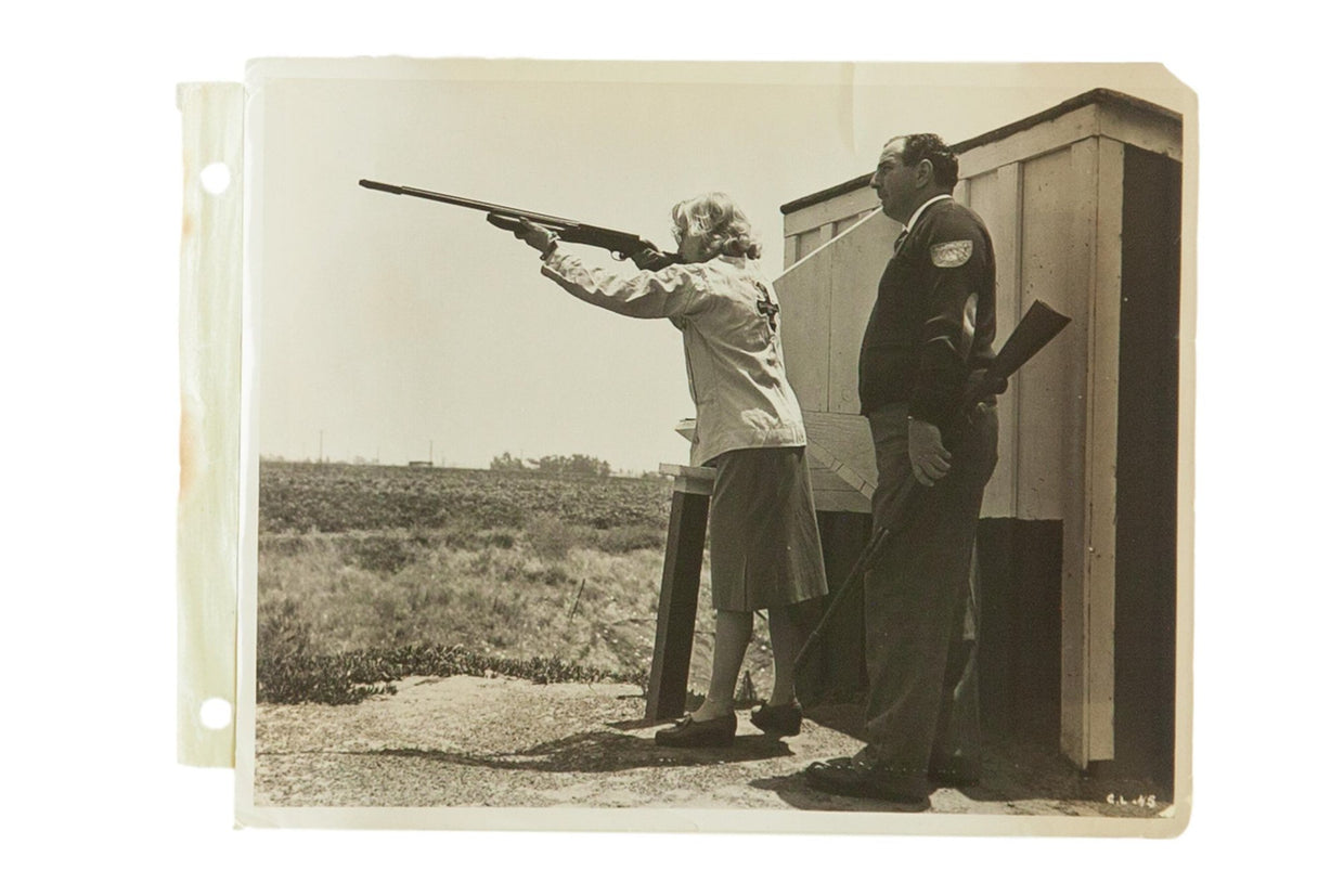 Vintage Carole Lombard Photograph Shooting // ONH Item 7713