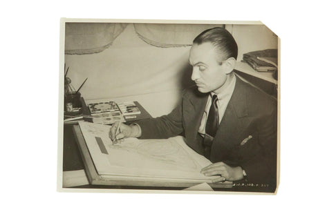 Vintage Gone with the Wind Costume Designer Candid Photograph // ONH Item 7719