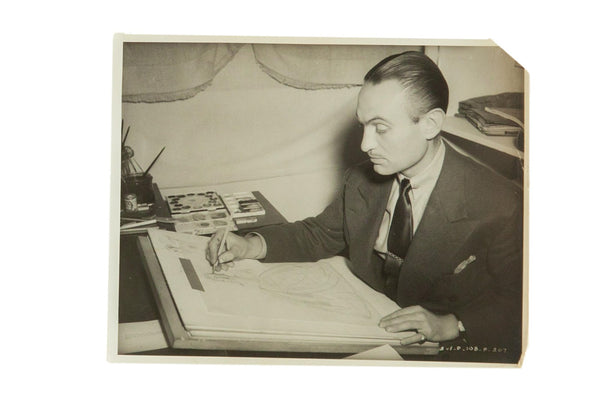 Vintage Gone with the Wind Costume Designer Candid Photograph // ONH Item 7719