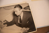 Corner of the vintage photograph with printed number 108.P.307.