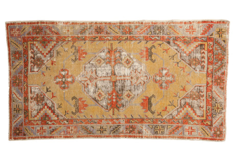 2.5x5 Vintage Distressed Oushak Rug Runner // ONH Item 7748