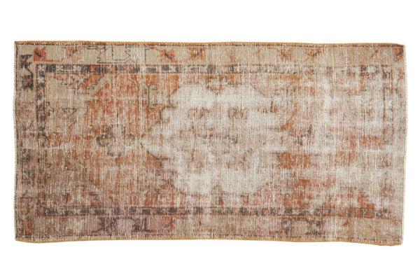 2.5x5 Vintage Distressed Oushak Rug Runner // ONH Item 7749