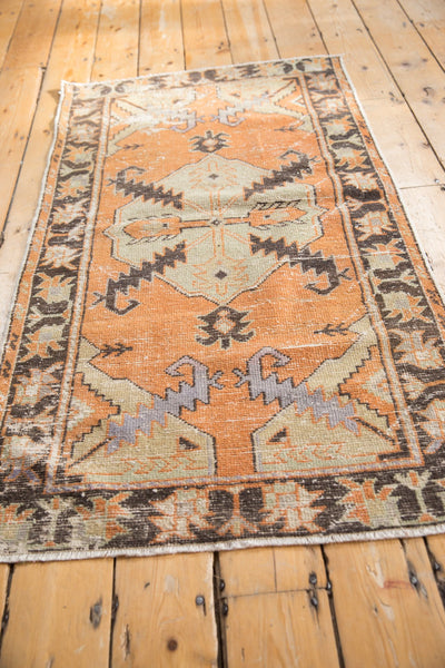 2.5x5 Vintage Distressed Oushak Rug Runner // ONH Item 7750 Image 2