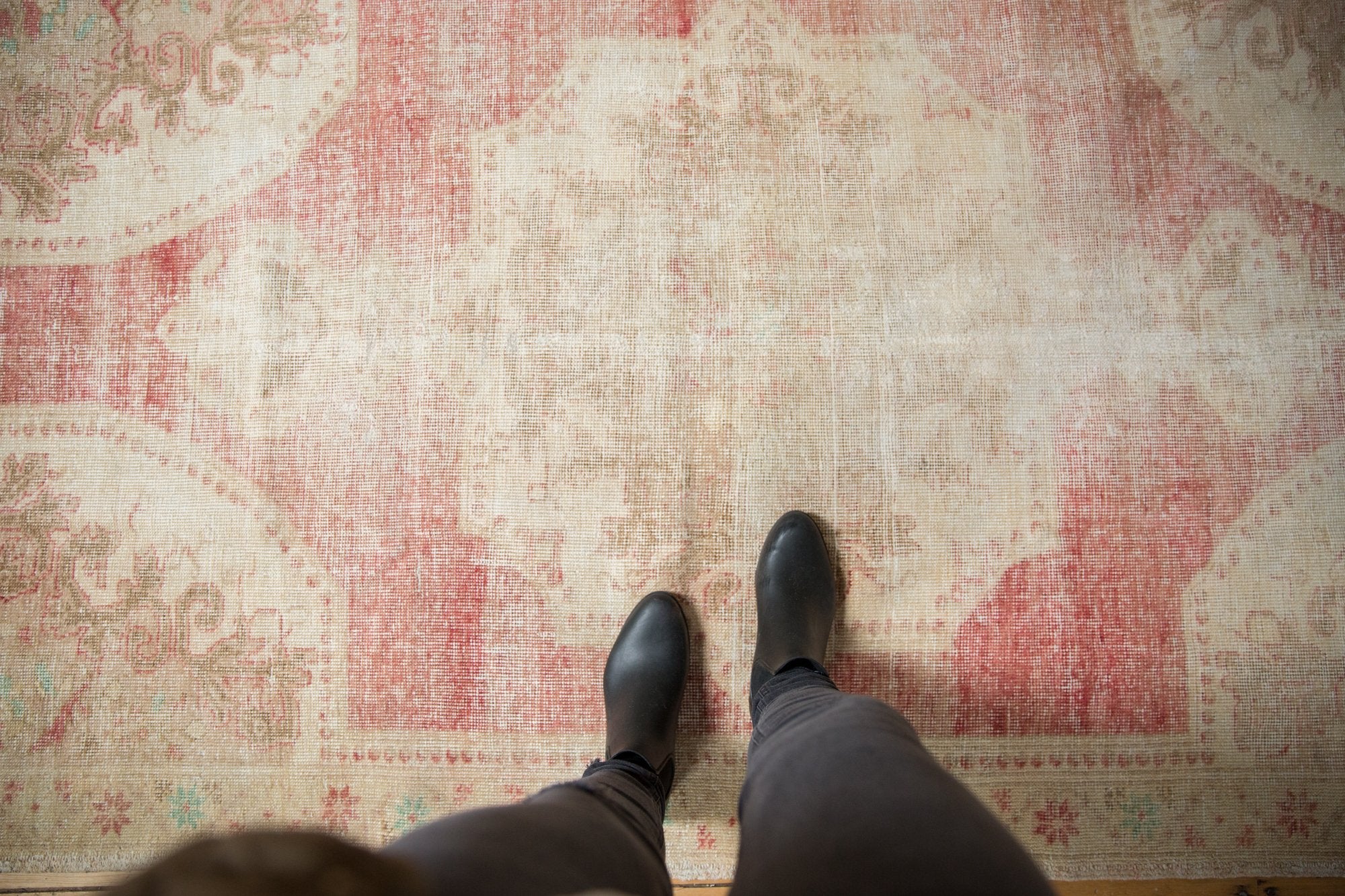 4.5x7.5 Vintage Distressed Oushak Rug // ONH Item 7755 Image 1