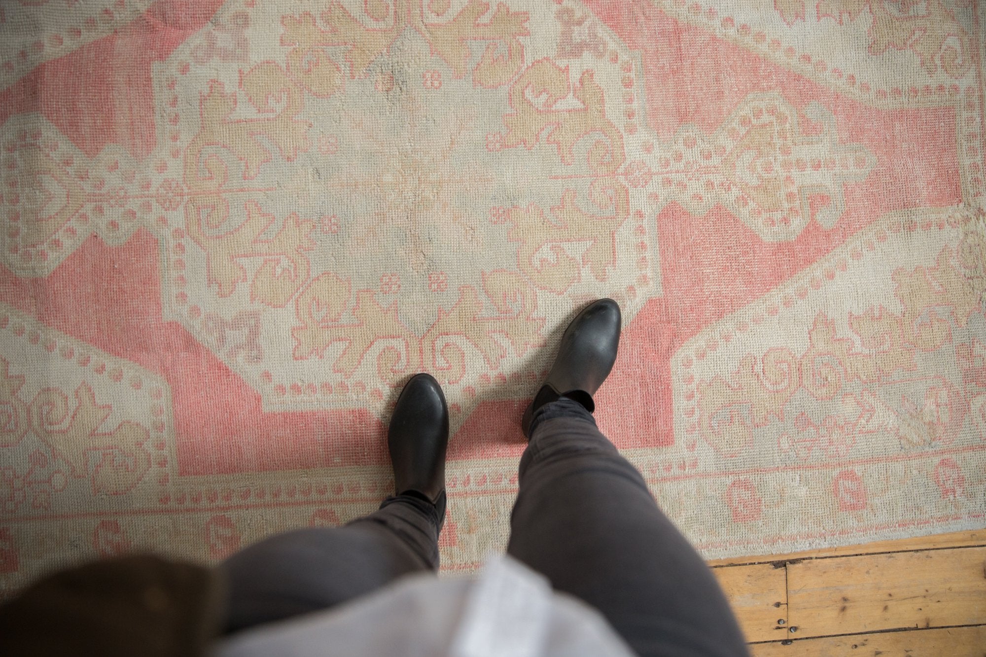 4.5x7.5 Vintage Distressed Oushak Rug // ONH Item 7756 Image 1