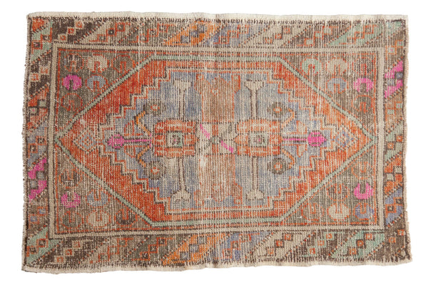 2.5x4 Vintage Distressed Oushak Rug // ONH Item 7757
