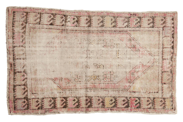3x5 Vintage Distressed Oushak Rug // ONH Item 7759