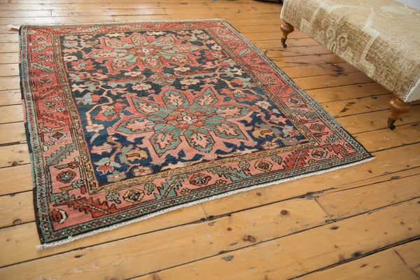 4.5x5.5 Antique Heriz Square Rug // ONH Item 7764 Image 2