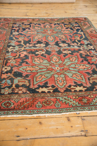 4.5x5.5 Antique Heriz Square Rug // ONH Item 7764 Image 5
