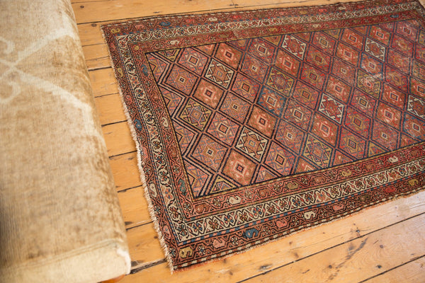 4x6.5 Antique Kurdish Malayer Rug // ONH Item 7770 Image 6