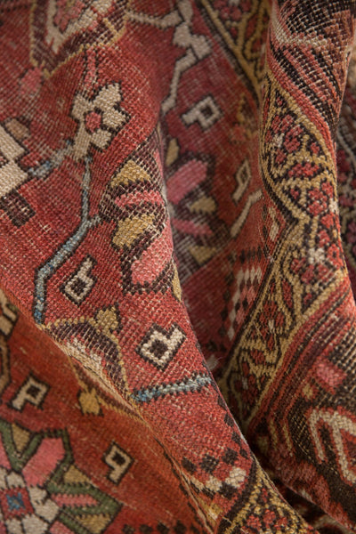 3.5x6 Antique Kurdish Bijar Rug // ONH Item 7772 Image 9