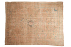 7x9 Vintage Fragment Kashan Carpet // ONH Item 7775