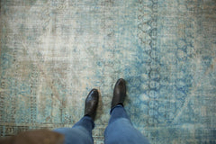 9x9 Vintage Distressed Fragment Mahal Square Carpet // ONH Item 7776 Image 1