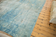 9x9 Vintage Distressed Fragment Mahal Square Carpet // ONH Item 7776 Image 2