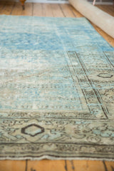 9x9 Vintage Distressed Fragment Mahal Square Carpet // ONH Item 7776 Image 8